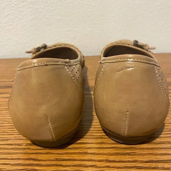 Cliffs by White Mountain Tan Slip on Flats - Picture 5 of 10